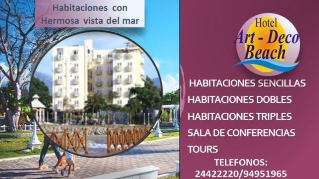 Hotel Art Deco Beach La Ceiba Eksteriør bilde