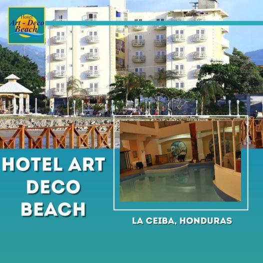 Hotel Art Deco Beach La Ceiba Eksteriør bilde